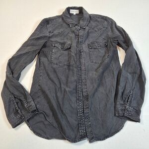 Womens Bella Dahl Tencel Button Down Size Small